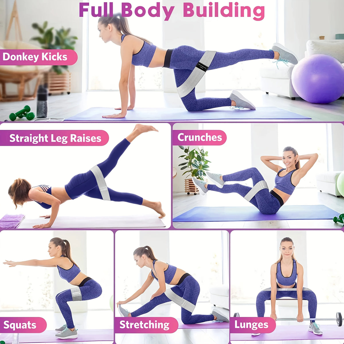 Premium Glute & Thigh Resistance Bands™